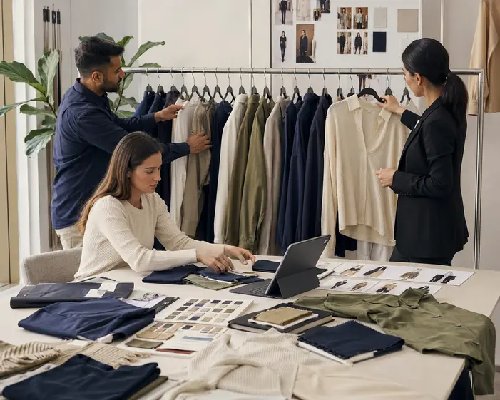 Coordinated apparel collection development planning