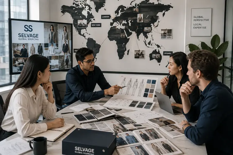 Global design perspective across international apparel markets