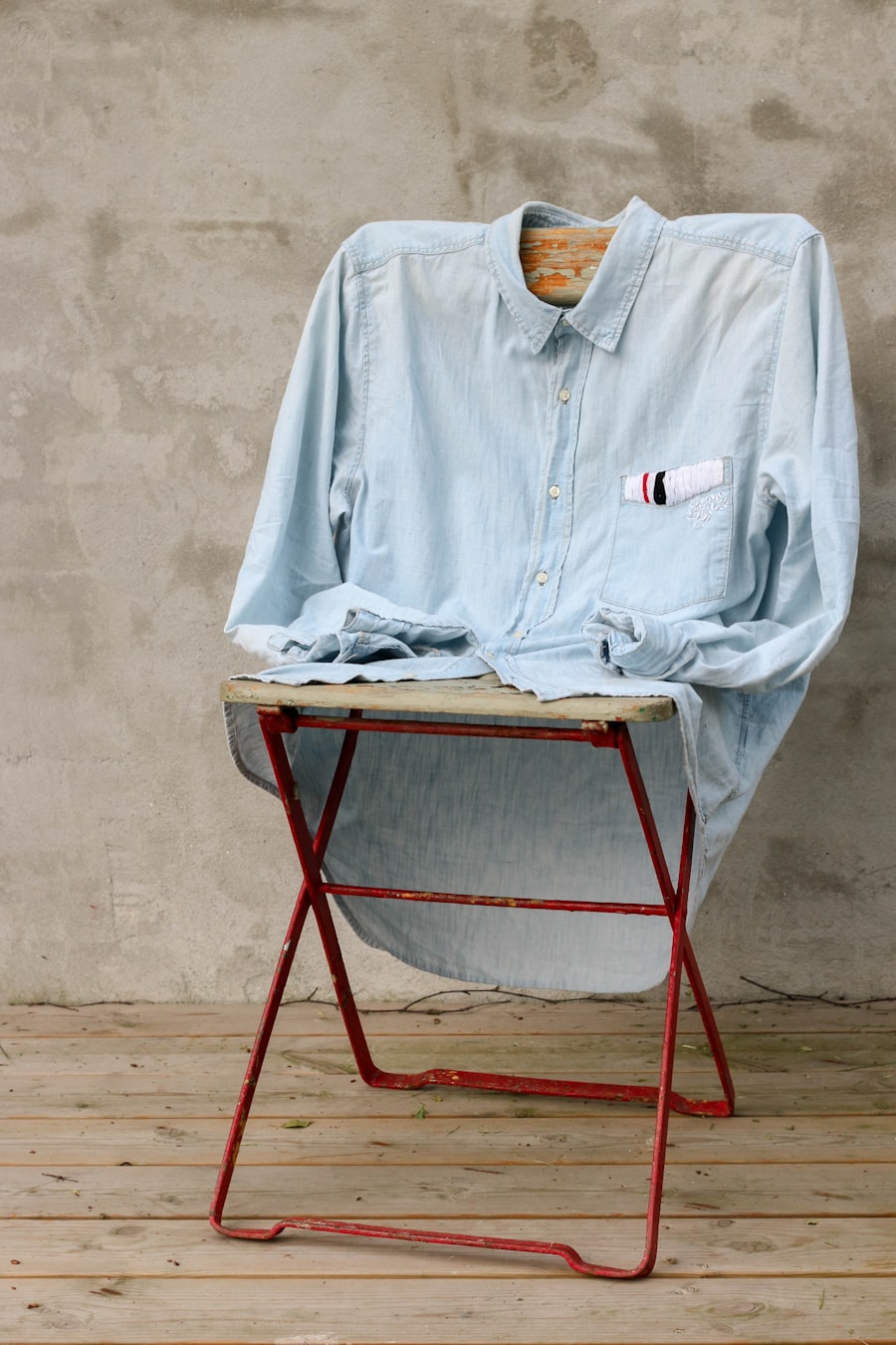 Garment sample in a development studio